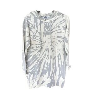 525 America Tie Dye Hoodie Dress, Revolve Long Sleeve, Mini Length Sz M‎ / #8193
